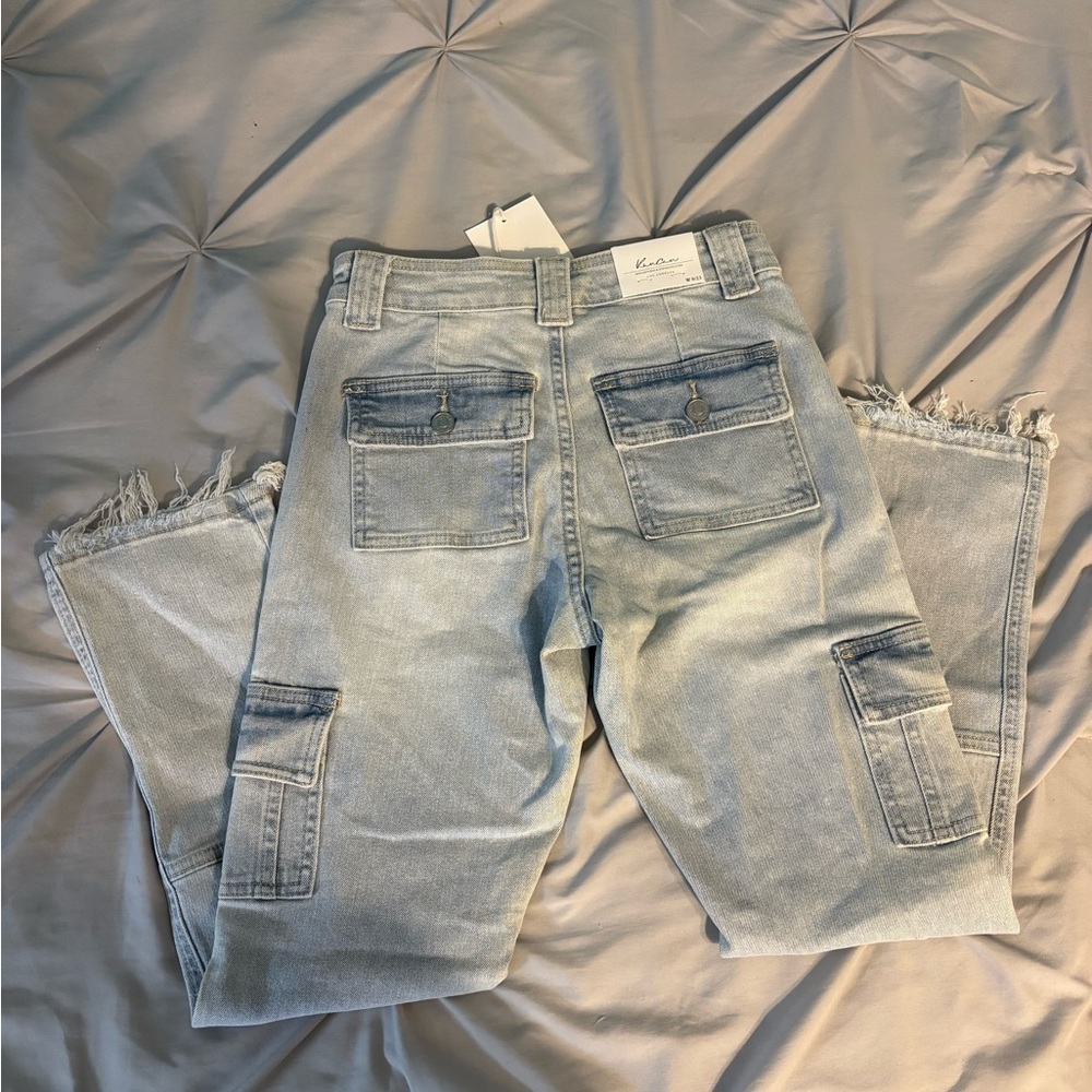 KanCan Blue Ankle Cropped Jeans - Picture 2 of 4
